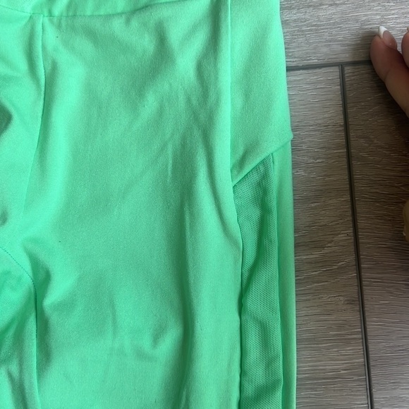 Gymshark butt shaping bright mint athletic leggings size xs - Picture 7 of 9